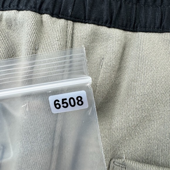 Essentials Fear Of God Green Black Cotton Zipper Ankle Sweatpant Size Medium - Picture 5 of 5